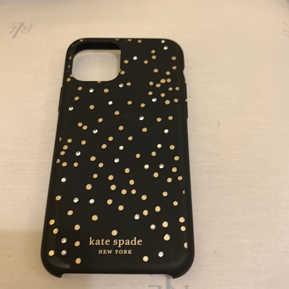 pre owned  Kate  Spade Iphone11 pro  Disco Dots case - Picture 1 of 2